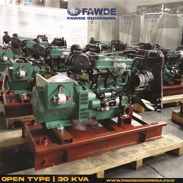 Diesel Generator Sets Open Fawde 30 KVA / 4DW93-42D
